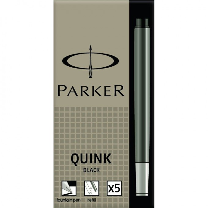 Чернильные картриджи PARKER КВИНК ЧЁРНЫЙ СМЫВАЕМЫЙ S0116260 Чернильные картриджи PARKER КВИНК ЧЁРНЫЙ СМЫВАЕМЫЙ S0116260