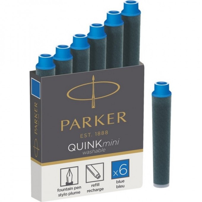 Картридж PARKER QUINK INK Z17 MINI синий RF1950409 Картридж PARKER QUINK INK Z17 MINI синий RF1950409