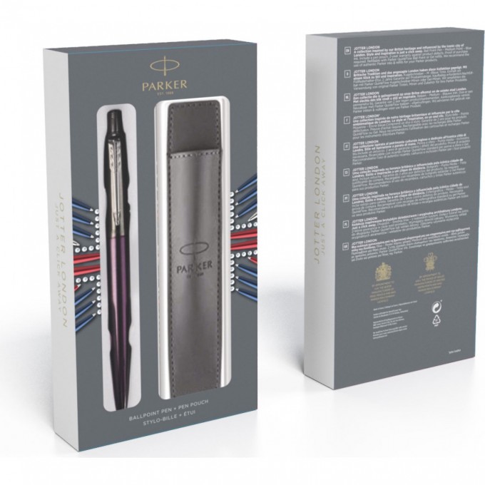 Набор PARKER: ручка PARKER JOTTER + чехол для ручки 2061286 Набор PARKER: ручка PARKER JOTTER + чехол для ручки 2061286