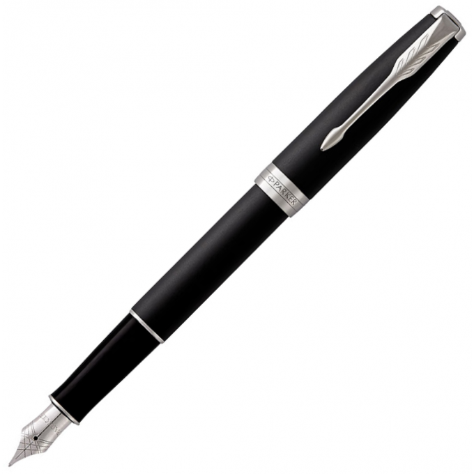 Перьевая ручка PARKER ESSENTIAL SONNET MATTE BLACK CT F 1931521 Перьевая ручка PARKER ESSENTIAL SONNET MATTE BLACK CT F 1931521