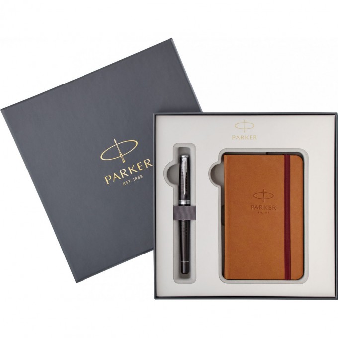 Подарочный набор PARKER: Перьевая ручка PARKER URBAN PREMIUM EBONY + блокнот 2018976 Подарочный набор PARKER: Перьевая ручка PARKER URBAN PREMIUM EBONY + блокнот 2018976