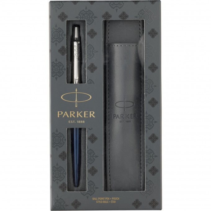 Подарочный набор PARKER: Ручка шариковая PARKER JOTTER ROYAL BLUE CT + чехол для ручки (иск.кожа) 2020374 Подарочный набор PARKER: Ручка шариковая PARKER JOTTER ROYAL BLUE CT + чехол для ручки (иск.кожа) 2020374