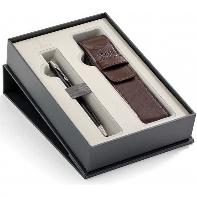 Подарочный набор PARKER: Шариковая ручка PARKER SONNET BLACK LACQUER CT + чехол из экокожи 2018900 Подарочный набор PARKER: Шариковая ручка PARKER SONNET BLACK LACQUER CT + чехол из экокожи 2018900