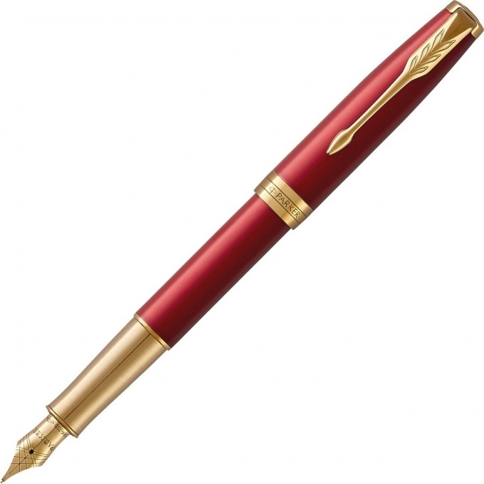Ручка перьевая PARKER ESSENTIAL SONNET LAQUE RED GT F 1931478 Ручка перьевая PARKER ESSENTIAL SONNET LAQUE RED GT F 1931478