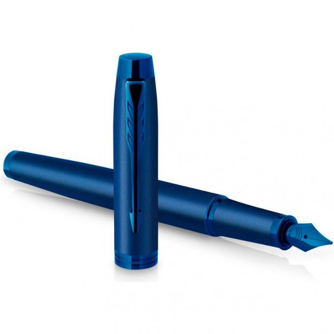 Ручка перьевая PARKER IM MONOCHROME F328 BLUE PVD M CW2172964 Ручка перьевая PARKER IM MONOCHROME F328 BLUE PVD M CW2172964