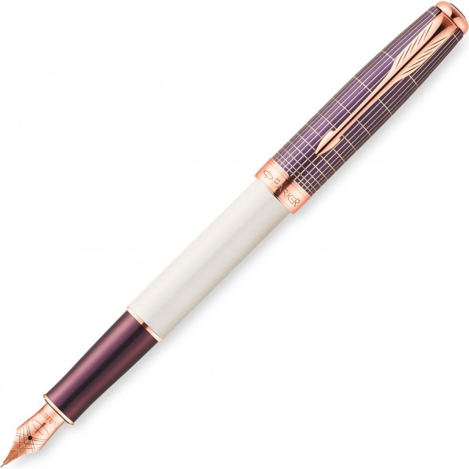 Ручка перьевая PARKER SONNET SE CONTORT PURPLE CISELE, F 1930055 Ручка перьевая PARKER SONNET SE CONTORT PURPLE CISELE, F 1930055