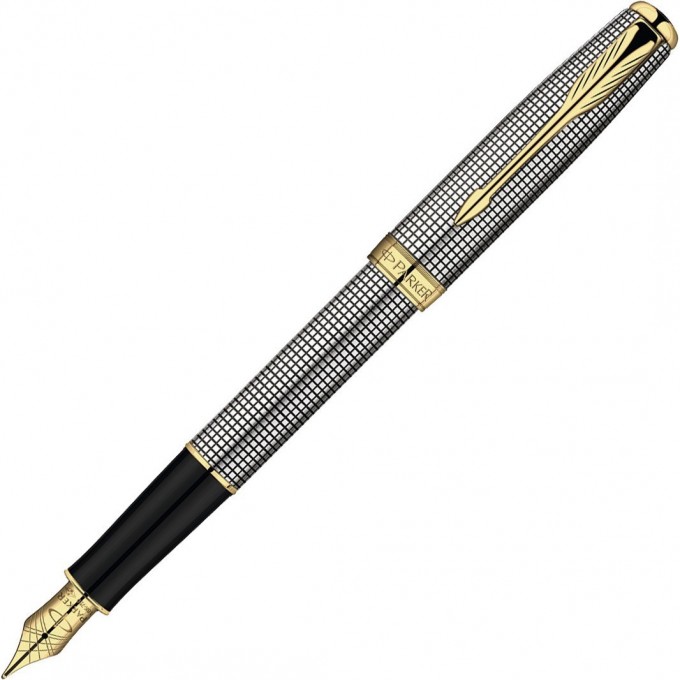 Ручка перьевая PARKER SONNET STERLING SILVER CISELE GT, F S0808140 Ручка перьевая PARKER SONNET STERLING SILVER CISELE GT, F S0808140