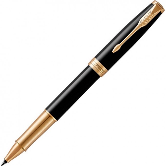 Ручка-роллер PARKER ESSENTIAL SONNET LAQUE BLACK GT F 1948080 Ручка-роллер PARKER ESSENTIAL SONNET LAQUE BLACK GT F 1948080