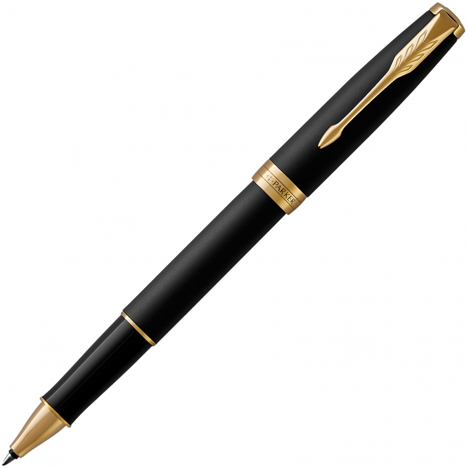 Ручка-роллер PARKER ESSENTIAL SONNET MATTE BLACK GT F CW1931518 Ручка-роллер PARKER ESSENTIAL SONNET MATTE BLACK GT F CW1931518