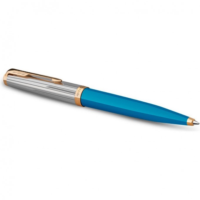 Ручка шариковая PARKER 51 PREMIUM TURQUOISE GT M CW2169080 Ручка шариковая PARKER 51 PREMIUM TURQUOISE GT M CW2169080