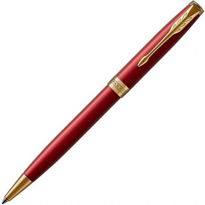 Шариковая ручка PARKER ESSENTIAL SONNET LAQUE RED GT М CW1931476 Шариковая ручка PARKER ESSENTIAL SONNET LAQUE RED GT М CW1931476