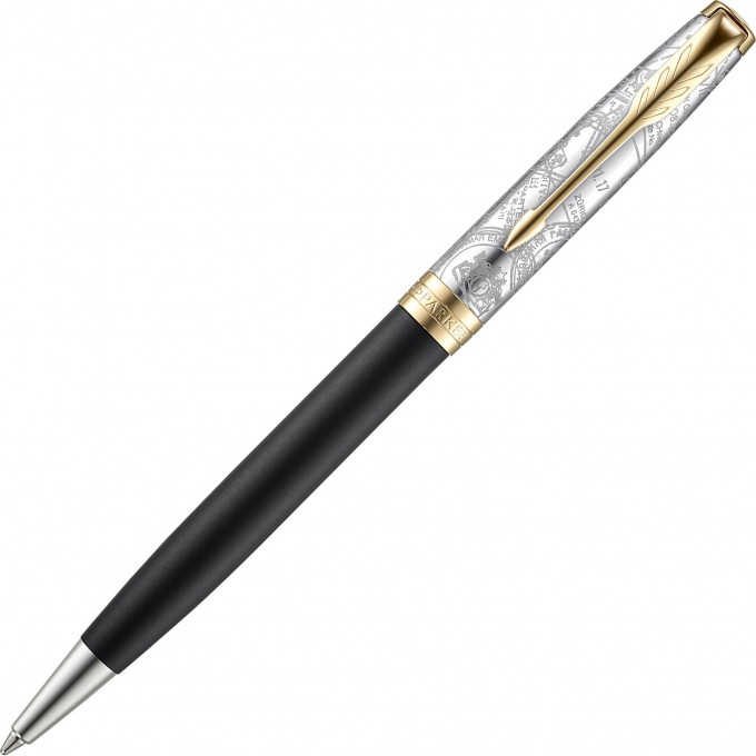 Шариковая ручка PARKER SONNET SPECIAL EDITION IMPRESSION MATTE BLACK GT, M 2054837 Шариковая ручка PARKER SONNET SPECIAL EDITION IMPRESSION MATTE BLACK GT, M 2054837