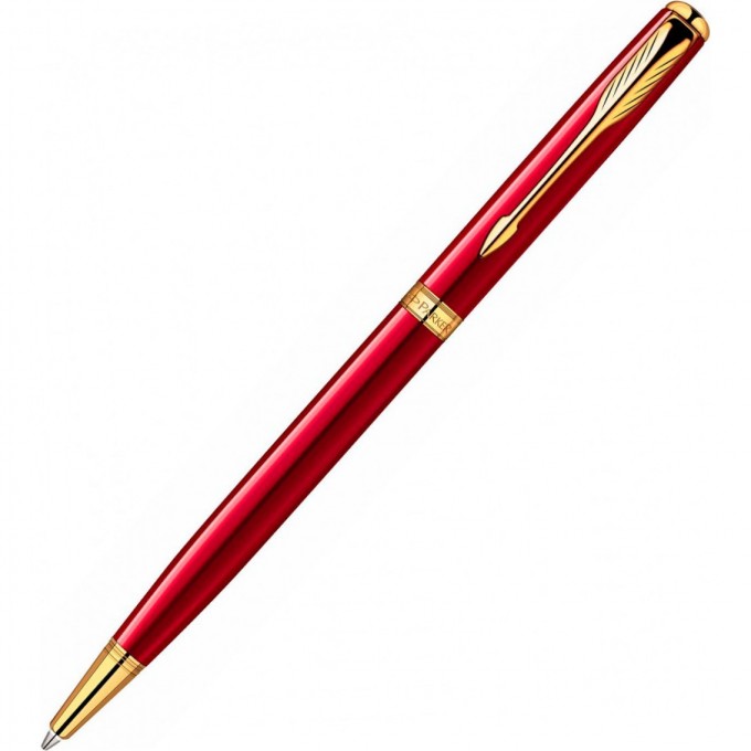 Тонкая шариковая ручка PARKER ESSENTIAL SONNET LAQUE RED GT F 1931477 Тонкая шариковая ручка PARKER ESSENTIAL SONNET LAQUE RED GT F 1931477